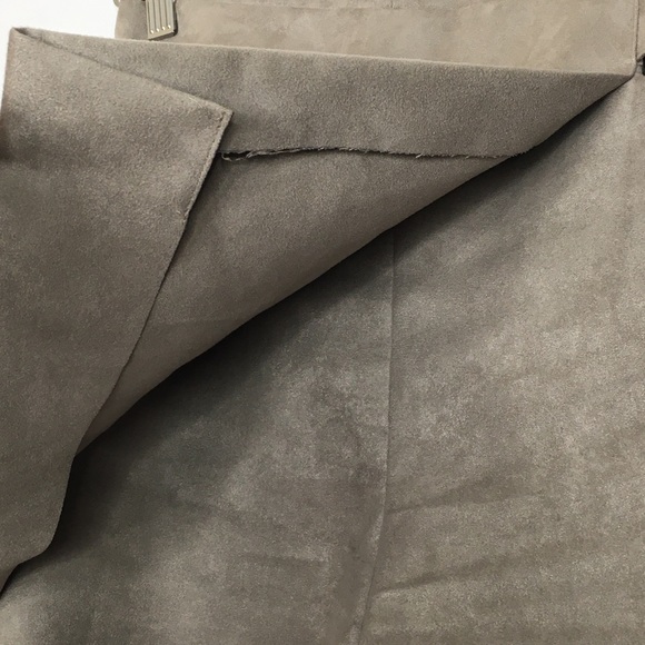 ❗️SOLD❗️Zara Buckle Wrap Suede Skort Shorts - Picture 11 of 12